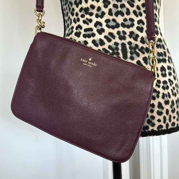 Kate Spade Leather Crossbody Purse ♠️ - Picture 2 of 7